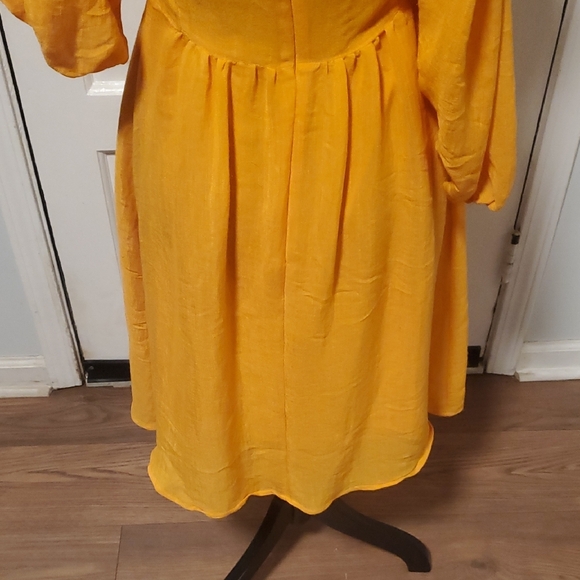 Moulinette Soeurs Vibrant Yellowosh Orange Mini Dress - Picture 11 of 12